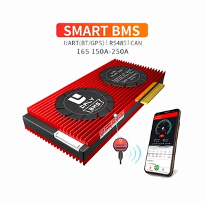 Smart BMS LiFePo4 4S/8S/16S/24S Bms12V 48V <b>72V</b> 30A 60A 100A 150A 200A 250A Li ion Lifepo4 <b>Battery</b> Smart BMS System - Product Image 5