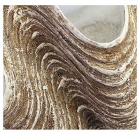 Constructeur d'intérieur géant en forme de coquille, 1 pièce, décoration de jardin en résine artificielle pour la maison