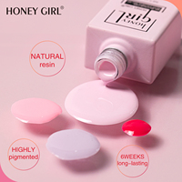 HONEY GIRL Nail Supplies Wholesale Uv Gel Nail Pink Saint Valentine's Day Gel Uv Professional Valentine Gel Polish Nail Painting
