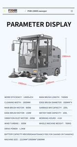Nettoyeur de <span class=keywords><strong>sol</strong></span> routier d'usine alimenté par batterie grand réservoir de récupération aspiration industrielle automatique balayeuse de <span class=keywords><strong>sol</strong></span> Machine - Product Image 2