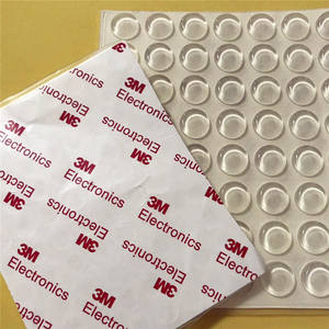 Deson – pare-chocs rond en caoutchouc noir <span class=keywords><strong>auto</strong></span>-adhésif, tampons de pieds en Silicone, amortisseur collant en Silicone - Product Image 4