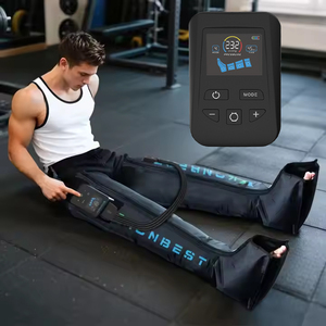 Bottes de <span class=keywords><strong>massage</strong></span> à compression d'air pour le sport, récupération, <span class=keywords><strong>massage</strong></span> des <span class=keywords><strong>jambes</strong></span> complètes avec système de cryothérapie, appareil pour les caillots sanguins, utilisation à domicile - Product Image 1