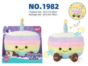 MILI Peluche Fruit 2m avec Fonctions Musicales, Lumineuses <span class=keywords><strong>et</strong></span> d'Enregistrement, en Coton PP, Compagnon de Confort pour Bébé, Éducation Précoce - Product Image 6