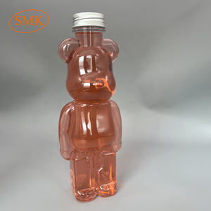 Bouteille en PET Gloomy Bear pour boisson froide avec bouchon en aluminium jus en plastique 250ml 350ml 500ml Cartons alimentaires sérigraphie bouchon à vis - Product Image 6