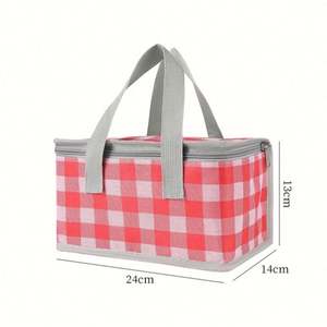 Panier de livraison de nourriture réutilisable Sac de pique-nique isotherme pour pique-nique chaud ou froid Plage - Product Image 2