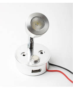 LED Rv barco yate lectura dormitorio lámpara de pared Lámpara de lectura <span class=keywords><strong>libro</strong></span> con puerto de carga USB cuatro colores para luz corporal estilo moderno - Product Image 3