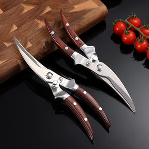 กระดูกไก่กรรไกรสแตนเลสใบมีดสัตว์ปีกกรรไกรฤดูใบไม้ผลิหนักโหลดยูทิลิตี้กรรไกรบ้านร้านอาหาร - Product Image 5