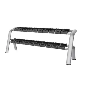 Hot sales fitness equipment two layer dumbbell rack Excellent Quality Commercial Gym Equipment Workout Equipment Dumbbell Rack