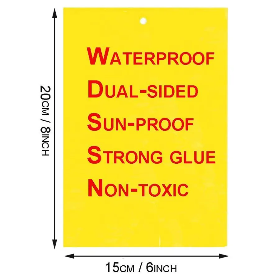 Factory Direct Sales Yellow Strong Glue Board Fruit Fly Insect Sticker Trap