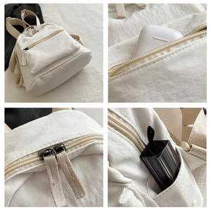 Precio barato de fábrica, mochila universitaria de diseñador impermeable para mujeres y niñas, adolescentes, cierre de cremallera, bolsos de mujer, OEM aceptado - Product Image 5