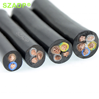 Câble d'alimentation blindé souterrain en cuivre isolé CU/XLPE/PVC/SWA 0,6/1 kV, 3 conducteurs toronnés, 25 mm², 35 mm², 120 mm², 4x120 mm², 4x35 mm²