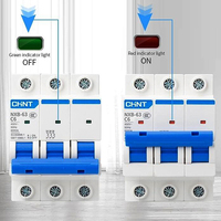 Disjoncteur miniature triphasé CHINT 32A de qualité supérieure, 3 pôles, 380V, 16A, 40A, 50A, 63A, 100A, 125A, CHINT NXB