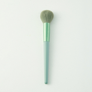 Productos cosméticos de moda Herramientas de maquillaje Cepillo redondo de buena calidad Mango de madera verde Cepillo resaltador portátil de gran tamaño - Product Image 4