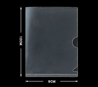 Petite pochette de rangement personnalisée avec impression K4 A3 A4 A5 A6 A7 A8 transparente en PP en forme de L pour documents, factures, reçus, photos