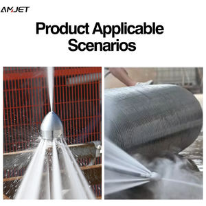 AMJET 300bar30lpm内の耐腐食性ノズルステンレス鋼ノズル大型パイプ用 - Product Image 4