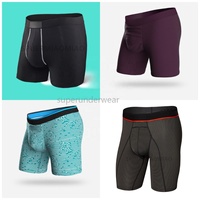 Sous-vêtements pour hommes de soutien avec poche pour le pénis, sous-vêtements pour hommes avec gros pénis, boxers pour hommes en gros