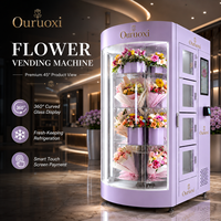Distributeur automatique de bouquets 24h/24 et 7j/7, distributeur automatique de fleurs réfrigéré intelligent en libre-service, distributeur automatique de fleurs