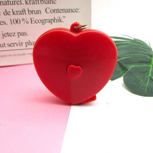 Cinta Métrica Retráctil Suave en Forma de Corazón para Confección, de Plástico, para Medir Ropa - Product Image 3