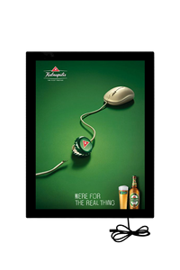 Mỏng hình chữ nhật khung nhôm <span class=keywords><strong>LED</strong></span> hộp đèn cho Nhà hàng Bảng menu - Product Image 3