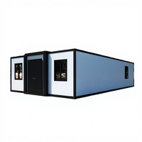 Maison conteneur extensible de 20 pieds, maison préfabriquée portable, unité de logement modulaire en kit