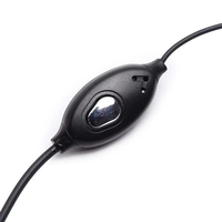 Auricolare Economico ETA-001 con Gancio per Orecchio, Microfono per Guide Turistiche, Kit Universale Tipo K per Walkie-Talkie con Clip
