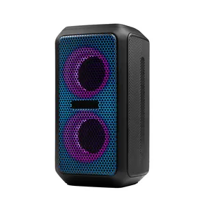 Tragbares drahtloses 20-W-Lautsprechersystem mit Blinklicht Super Bass Wireless-Lautsprecher