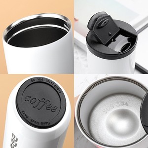 Vaso Térmico de Acero Inoxidable de Doble Pared de 400 ml y 500 ml, Mantiene Bebidas Calientes o Frías, Termo Portátil Aislado, Taza de Viaje para Café, Taza de Oficina - Product Image 2