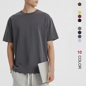Camiseta al por Mayor con Logotipo Personalizado, 210 g/m², Algodón Grueso, Talla Grande, Secado Rápido, Alta Calidad para Hombre - Product Image 4