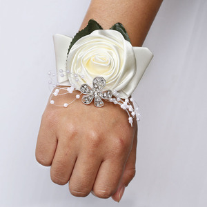 Corpetto creativo transfrontaliero e fiore da polso come <span class=keywords><strong>accessori</strong></span> da sposa per gli <span class=keywords><strong>sposi</strong></span> - Product Image 5