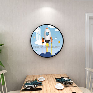 Nuovi prodotti promozionali <span class=keywords><strong>camera</strong></span> dei bambini astronauta decorazione pittura moderna <span class=keywords><strong>camera</strong></span> da letto spazio ragazzo decorazione della parete pannello pittura - Product Image 2