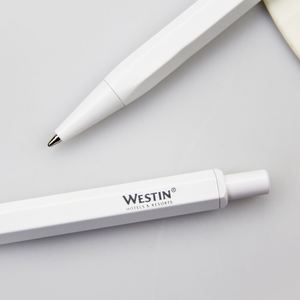 Custom Hexagonal Press Half Metal Ballpoint <b>Pen</b> Metal Aluminum Ballpoint <b>Pen</b> <b>Cheap</b> Price Logo Printed Writing - Product Image 5