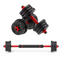 Ensemble d'haltères à prix avantageux, haltères en ciment, ensemble de kettlebells, salle de sport à domicile, poids libres, haltères réglables