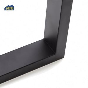 <b>Set</b> of 2 Heavy Duty Industrial Metal Square Dining <b>Table</b> Legs 200kg Load Capacity Hospital & Outdoor Use - Product Image 4