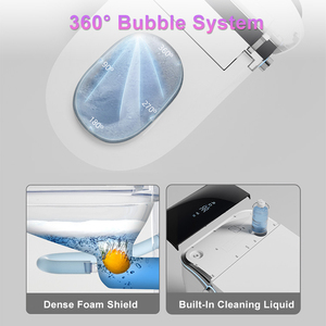 Inodoro Inteligente Ruso-Ucraniano con Control por Voz, Sensor de Pie, Bidé Inteligente Montado en el Suelo, Asiento con Calefacción, Descarga Automática, WC de Lujo - Product Image 5