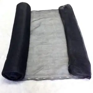 3mx50m Black Debris Safety Netting PVC Coated Fire Retardant Safety Debris Cloth For Guardrail Debris Protection