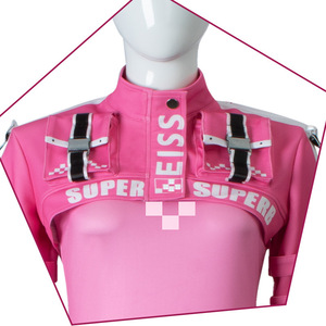 Traje de cosplay de Alice para mujer de Flying Comic, para actuaciones en escenario, mono de cosplay con estampado digital de la diosa Nikke Victory, color rosa. - Product Image 4