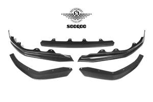 Splitter Anteriore in Fibra di Carbonio Forgiata Lucida Stile Racing per <span class=keywords><strong>BMW</strong></span> Serie 3 G20 G21 G28 2020+ Stile MP 5 Pezzi - Product Image 4