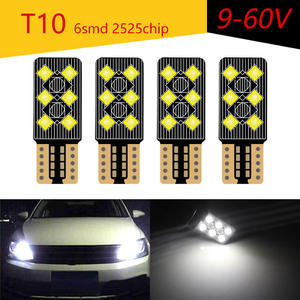 หลอดไฟ LED T10 Canbus ป้องกันการเกิดข้อผิดพลาด รุ่น 2525 6SMD สว่างพิเศษ สำหรับไฟภายในรถยนต์ ไฟโดม ไฟแผนที่ ไฟส่องสว่างท้ายรถ W5W - Product Image 2