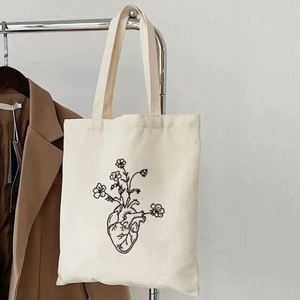 Bolso de Lona con Forro, Bolso Casual de Moda para Mujer, Bolso Reutilizable para Todas las Temporadas, Bolso con Cierre Personalizado, Bolso de Lona Estampado - Product Image 2
