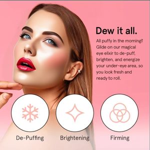 OEM/ODM Customized 3.5g Hyaluronic Acid <strong>Eye</strong> <strong>Cream</strong> &amp; Roller Serum Hydrate &amp; Reduce <strong>Eye</strong> <strong>Bags</strong> Private Label Available - Product Image 2