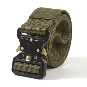 Ceinture tactique en nylon, ceinture utilitaire réglable, ceinture de sécurité durable pour la chasse - Product Image 1