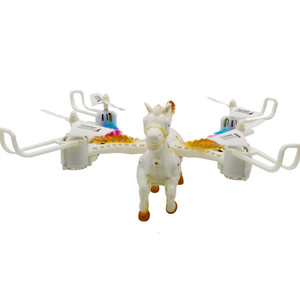 Chất Lượng Cao Điều Khiển Từ Xa 4 Trục 360 Diễn Viên Đóng Thế Hiển Thị <span class=keywords><strong>Unicorn</strong></span> Hình Dạng Máy Bay Quadcopter Với Ánh Sáng - Product Image 6