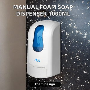 Dispensador de Jabón Manual de Espuma, Plástico ABS, 1000 ml, Montaje en Pared, Uso en Hoteles, Cumple con ADA, Diseño Moderno - Product Image 2