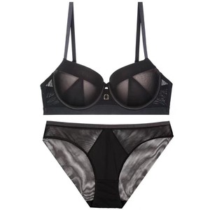 Women's <b>Sexy</b> Floral Push-Up Hipster Underwire <b>Bra</b> and Panties <b>Sets</b>-Eco-Friendly Anti-Sag Glossy Lingerie - Product Image 5