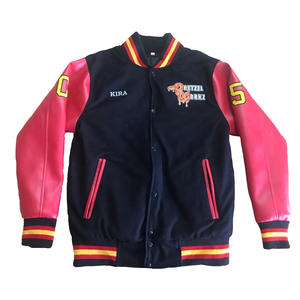2025 Custom <b>Men's</b> Baseball Letterman Varsity <b>Jacket</b> High Quality OEM Product Stand Chenille Embroidery Leather Sleeves for - Product Image 1