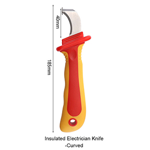 Couteau d'électricien isolé-courbé