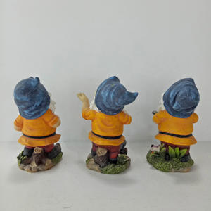 מכירה לוהטת שרף מלאכות שלגיה ושבעה גמדים גינה גמדים צלמית קישוט - Product Image 6