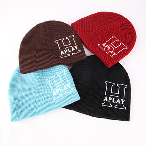 Nuovo arrivo donna uomo Streetwear cappello berretto all'uncinetto Sport Vintage invernale caldo berretto a righe - Product Image 5