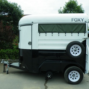 Semi-remorque économique HERUI pour deux chevaux, double essieu, freins électriques, capacité de charge de 4 tonnes, fabriquée en Chine pour le transport de chevaux - Product Image 2