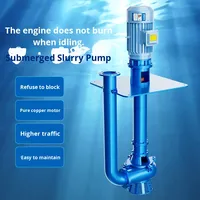Yz 15hp DC pompe à boue submersible verticale Non-colmatage pompage de sable alliage étang à poissons dragage pompe à eaux usées à tuyau unique